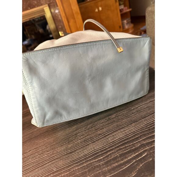 MCM Hobo Leather Multi-Blue Shoulder Bag w/ Adjustable Strap - Picture 5 of 11